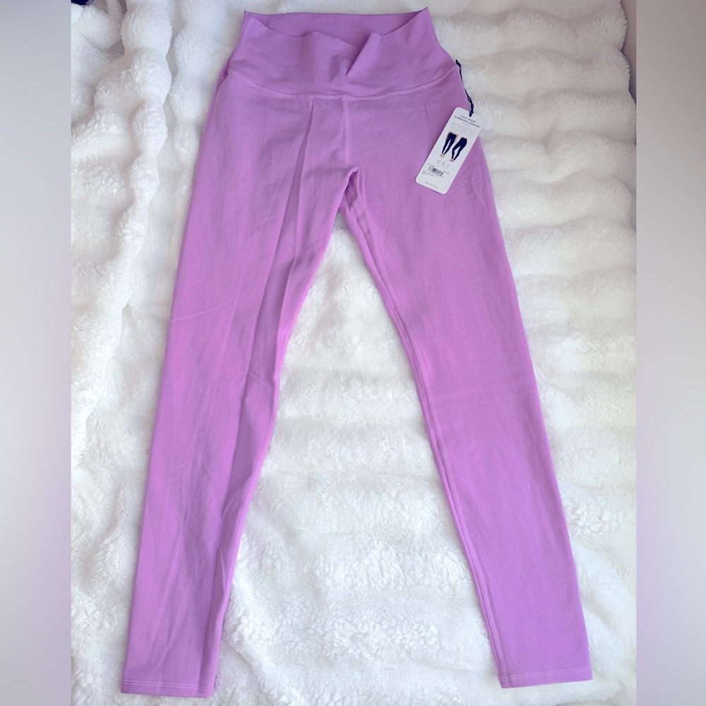 NWT ALO Yoga Airbrush Leggings, Pink Lavender, L - Picture 2 of 6